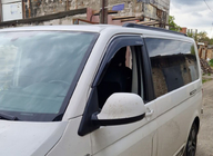 Volkswagen T5 Multivan 2003–2010 Integrētie jumta reliņi (melni) foto 40