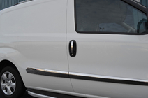 Fiat Doblo II 2010–2022 Durvju rokturu uzlikas (4 gab., nerūsējošais tērauds) Carmos - turku teras foto 8