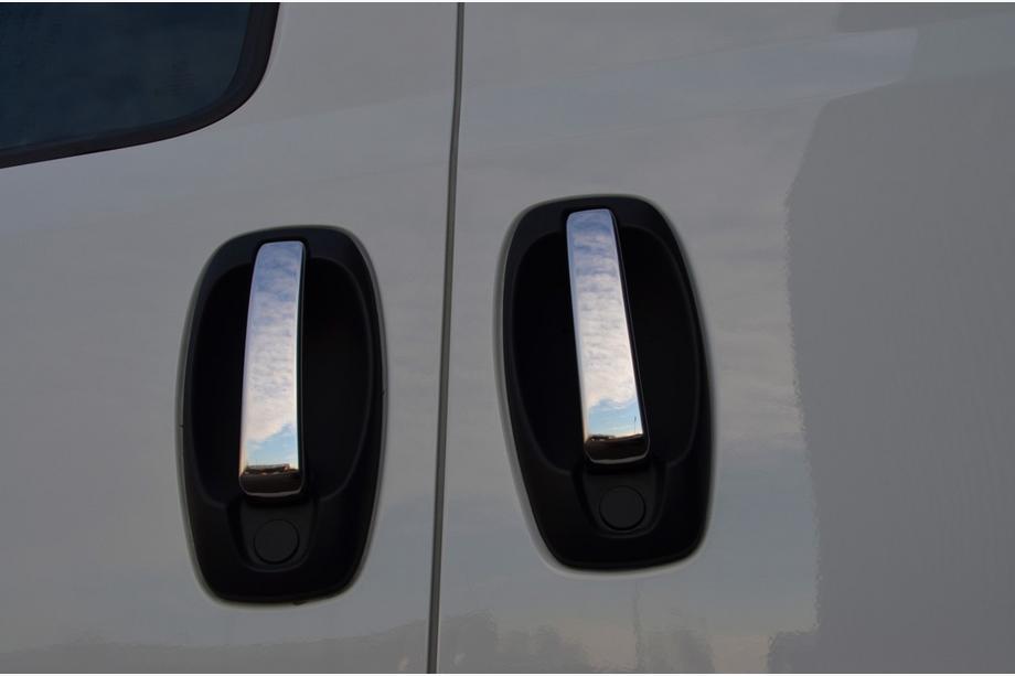 Fiat Doblo II 2010–2022 Durvju rokturu uzlikas (4 gab., nerūsējošais tērauds) Carmos - turku teras Image