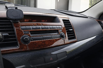 Mitsubishi Lancer X 2008– Paneļa uzlikas (Meric) Alumīnijs foto 1