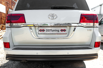 Toyota Land Cruiser 200 2007–2021 Numura zīmes turētājs (standarta) Melna foto 3