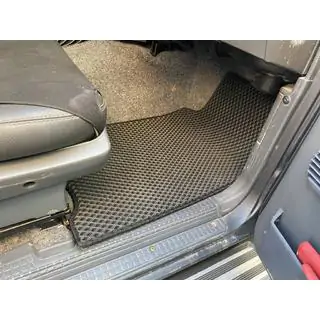 EVA auto paklājiņi (melni) foto 4
