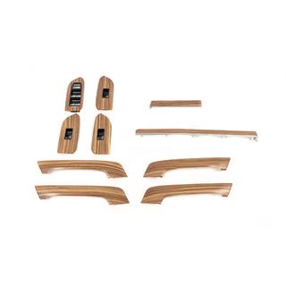 Gaišas koka imitācijas ieliktņu komplekts Toyota Land Cruiser Prado 150 2009–2023 foto 1
