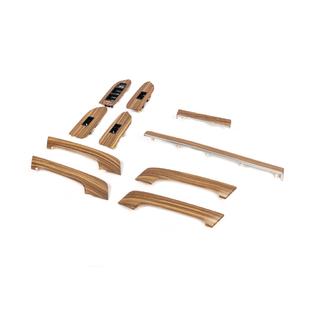 Gaišas koka imitācijas ieliktņu komplekts Toyota Land Cruiser Prado 150 2009–2023 foto 2