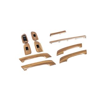 Gaišas koka imitācijas ieliktņu komplekts Toyota Land Cruiser Prado 150 2009–2023 foto 3
