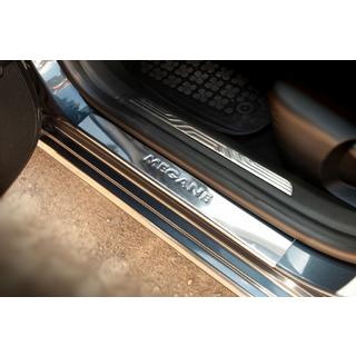 Nerūsējošā tērauda iekšējo sliekšņu uzlikas OmsaLine (2 gab.) Renault Megane IV 2016–2025 foto 2