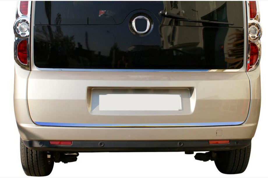 Fiat Doblo II 2010–2022 Bagāžnieka vāka kantes uzlika (nerūsējošais tērauds) Carmos - turku teras Image