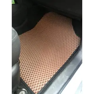 EVA auto salona paklāji – komplekts (ķieģeļu krāsā) foto 3