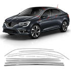 Renault Megane IV 2016–2025 Pilns logu hroma apmaļu komplekts (Sedan, 12 gab., nerūsējošais tērauds) Carmos - turku teras foto 1