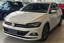 Volkswagen Polo 2017– Radiatora režģa uzlika (galvenā, nerūsējošais tērauds) foto 1