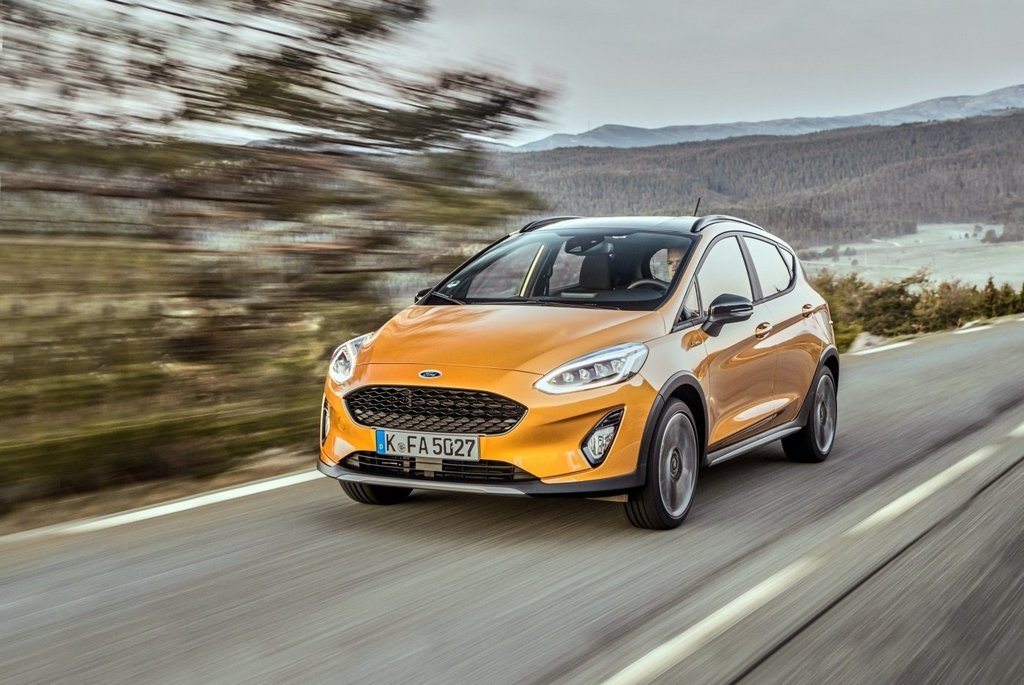 Paaugstinātas caurgājamības hečbeks Ford Fiesta Active