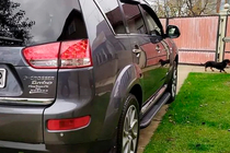 Mitsubishi Outlander 2006–2012 Sānu sliekšņi Bosphorus Grey (2 gab., alumīnijs) foto 4