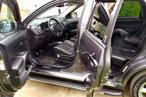 Mitsubishi Outlander 2006–2012 Sānu sliekšņi Bosphorus Grey (2 gab., alumīnijs) foto 6