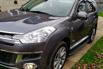 Mitsubishi Outlander 2006–2012 Sānu sliekšņi Bosphorus Grey (2 gab., alumīnijs) foto 2
