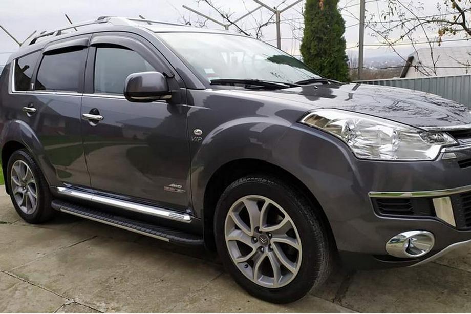Citroen C-Crosser 2007–2013 Sānu sliekšņi Bosphorus Grey (2 gab., alumīnijs) Image