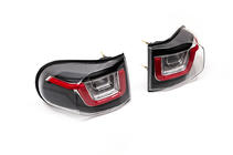 Toyota FJ Cruiser 2006–2022 Aizmugurējie lukturi Range Rover dizainā (komplekts) foto 2