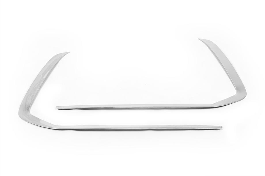 Toyota Land Cruiser 200 2007–2021 Nerūsējošā tērauda aizmugurējā stikla stūru uzlikas (2 gab.) Foto 4