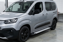Opel Combo 2019– Sānu pakāpieni Allmond Grey (2 gab., alumīnijs) foto 1