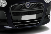 Fiat Doblo II 2010–2022 Apakšējās restes uzlikas (2010-2015, 2 gab., nerūsējošais tērauds) foto 1