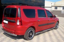 Renault Logan MCV 2005–2013 Sānu caurules (2 gab., nerūs. tērauds) foto 4