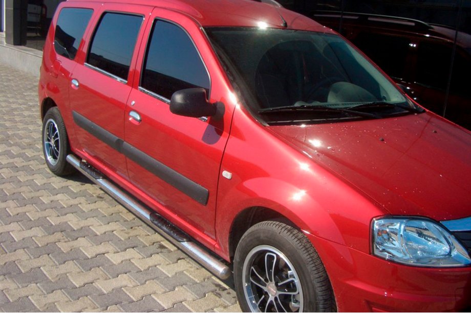 Renault Logan MCV 2005–2013 Sānu caurules (2 gab., nerūs. tērauds) Image