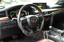 Lexus LX570/450d 2008–2022 Pilns anatomisks stūres rats (oglekļa šķiedra) foto 1