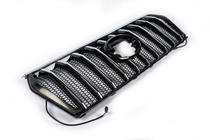 Toyota Land Cruiser Prado 150 2009–2023 Priekšējā reste 2017↗ LED (Zeus Silver) foto 4