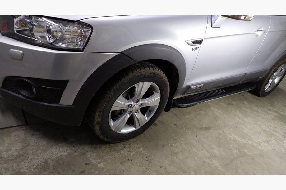 Chevrolet Captiva 2006–2019 Sānu sliekšņi Bosphorus Grey (2 gab., alumīnijs) Image