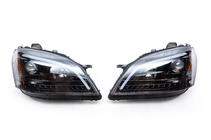 Mercedes ML W164 2005–2011 Priekšējie lukturi ar LED elementu (2005-2008, 2 gab., tonēti) foto 2