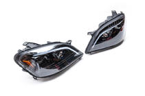 Mercedes ML W164 2005–2011 Priekšējie lukturi ar LED elementu (2005-2008, 2 gab., tonēti) foto 5
