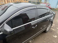 Volkswagen Passat B7 2012–2015 Logu vēja deflektori ar hromētu līsti SD (EU, 4 gab., Niken) foto 3