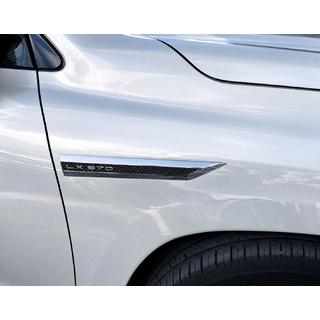 Karbonizēta izskata uzrakstu emblēmu komplekts (4 gab.) Lexus LX570/450d 2008–2022 foto 2