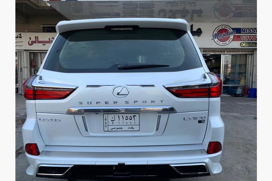 Lexus LX570/450d 2008–2022 Karbonizēta izskata uzrakstu emblēmu komplekts (4 gab.) Foto 4