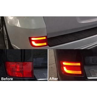 Aizmugurējie miglas lukturi 2016+ (LED) Toyota Land Cruiser 200 2007–2021 foto 1