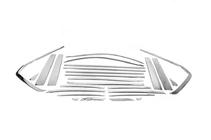 Lexus LX570/450d 2008–2022 Pilns logu apmaļu un statņu uzliku komplekts (nerūsējošais tērauds) foto 4