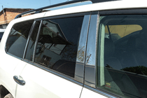 Lexus LX570/450d 2008–2022 Pilns logu apmaļu un statņu uzliku komplekts (nerūsējošais tērauds) foto 3