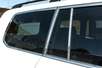 Lexus LX570/450d 2008–2022 Pilns logu apmaļu un statņu uzliku komplekts (nerūsējošais tērauds) foto 6