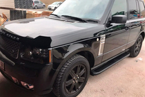 Range Rover III L322 2002–2012 Sānu sliekšņi Tayga Black (2 gab., alumīnijs) foto 2