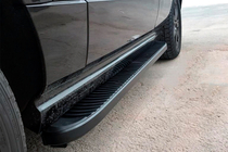 Range Rover III L322 2002–2012 Sānu sliekšņi Tayga Black (2 gab., alumīnijs) foto 1