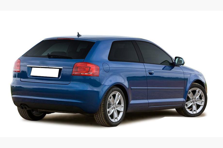 Audi A3 2003–2012 Aizmugurējā līste (nerūsējošais tērauds) Image