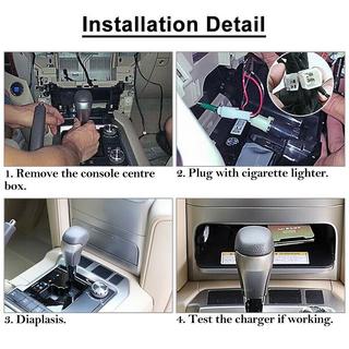 Bezvadu telefona uzlādes komplekts (2015+) Toyota Land Cruiser 200 2007–2021 foto 2