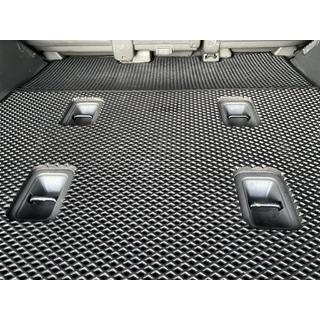 Bagāžnieka paklājiņu komplekts, 2 gab. (EVA, 7 vietas, melns) Lexus LX570/450d 2008–2022 foto 3