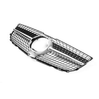 Priekšējā radiatora reste Diamond Silver (2013-2015) Mercedes GLK сlass X204 2008–2015 foto 4