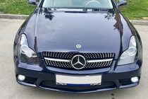 Mercedes CLS C219 2004–2010 Priekšējā radiatora reste (2005-2008, Diamond Silver) foto 1
