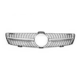 Priekšējā radiatora reste (2005-2008, Diamond Silver) Mercedes CLS C219 2004–2010 foto 2