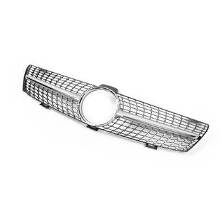 Priekšējā radiatora reste (2005-2008, Diamond Silver) Mercedes CLS C219 2004–2010 foto 4