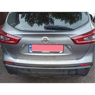 Aizmugurējā bampera uzlika Carmos (2017-2021, nerūsējošais tērauds) Nissan Qashqai 2014–2021 foto 2