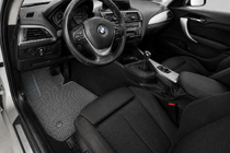 BMW 1. sērija F20/F21 2011–2019 EVA auto paklāji (pelēki) foto 1