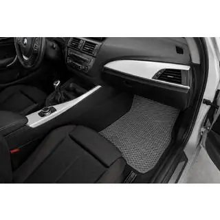 EVA auto paklāji (pelēki) foto 2