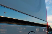 Fiat Doblo II 2010–2022 Plats moldings zem bīdāmajām durvīm (2 gab., nerūsējošais tērauds) foto 7